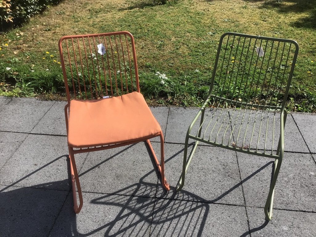 2 nieuw Specchia tuinstoelen terra en groen per stuk€5, Ophalen, Nieuw, Kunststof