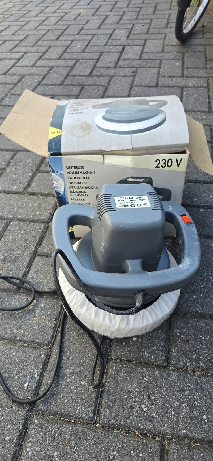 Cartec Polijstmachine 230V - Zo goed als nieuw, Ophalen, Gebruikt