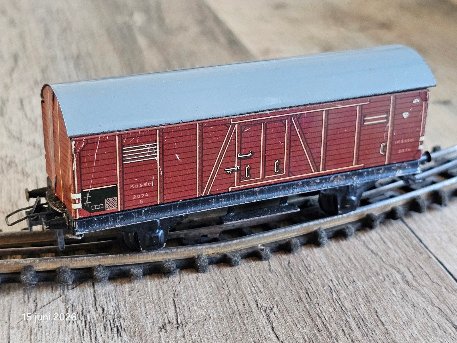 Trix Express Blikken Goederenwagon - Modelspoor H0, Ophalen of Verzenden, Gebruikt, Wagon, Trix