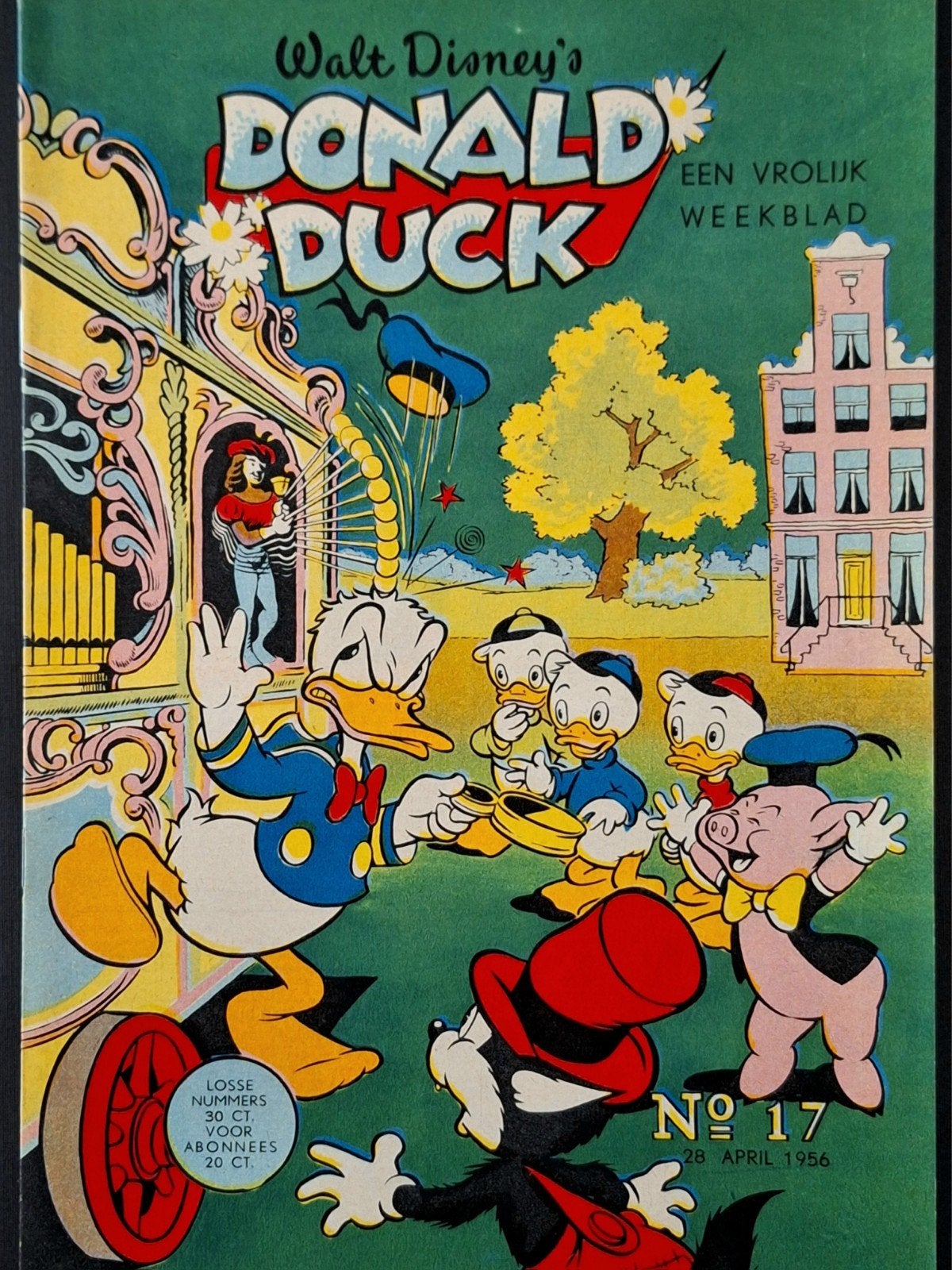 Donald Duck 1956 nr. 17, Boeken, Eén stripboek, Ophalen of Verzenden, Zo goed als nieuw