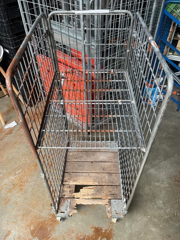 Postkar met klapbare tussenverdieping, 100 liter of meer, Ophalen, Zo goed als nieuw, Transportkar