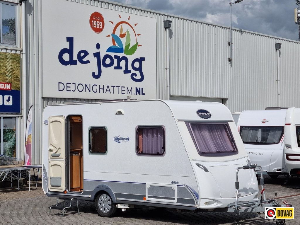 Caravelair Ambiance Style 400 Mover-Luifel-Ultra Heat, Caravans en Kamperen, Caravans, Schokbreker, Bedrijf, Treinzit, 4 tot 5 meter