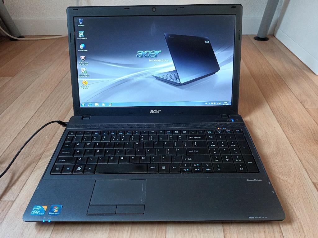 Laptop notebook Acer travelmate 5740 new50 met oplader accu, Computers en Software, Windows Laptops, Gebruikt, Qwerty, 13 inch
