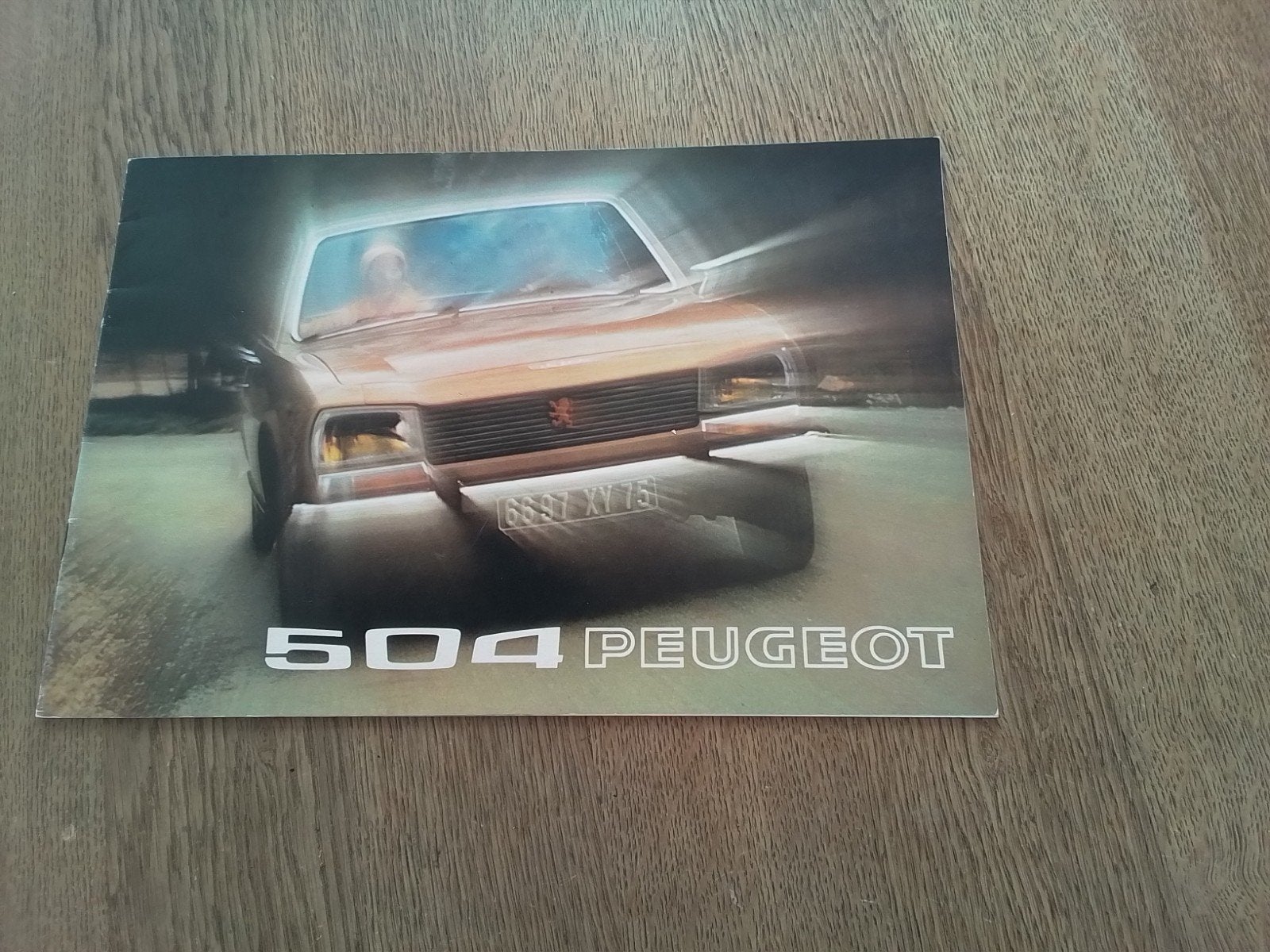 Folder Peugeot 504 1973, Ophalen of Verzenden, Gelezen, Peugeot