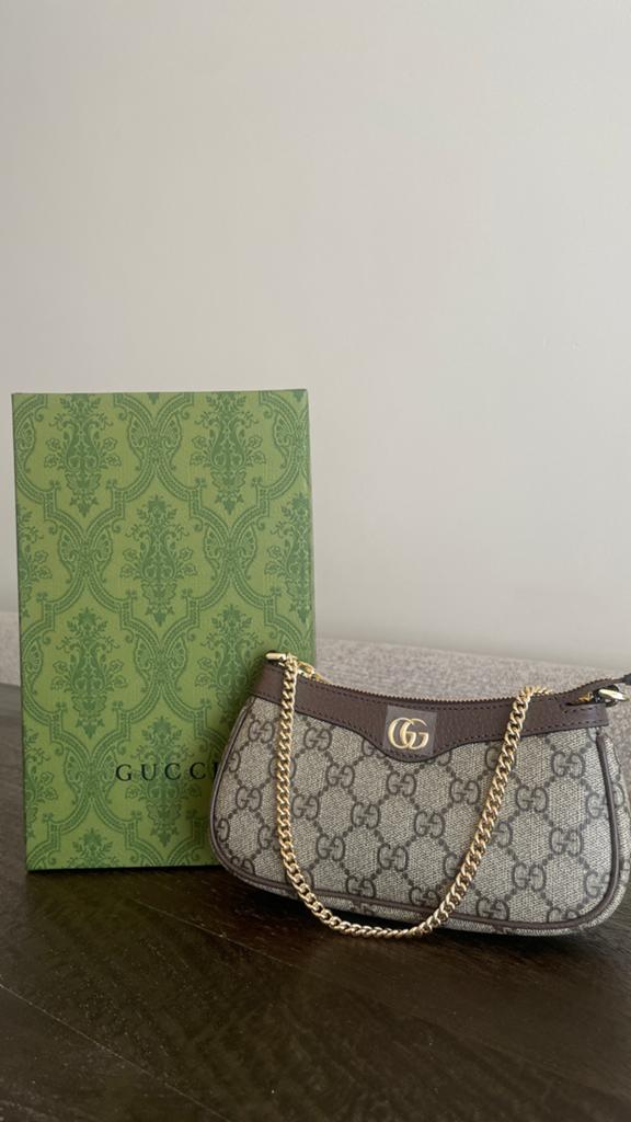 Gucci Ophidia GG Mini Schoudertasje, Ophalen of Verzenden, Nieuw, Overige kleuren, Schoudertasje