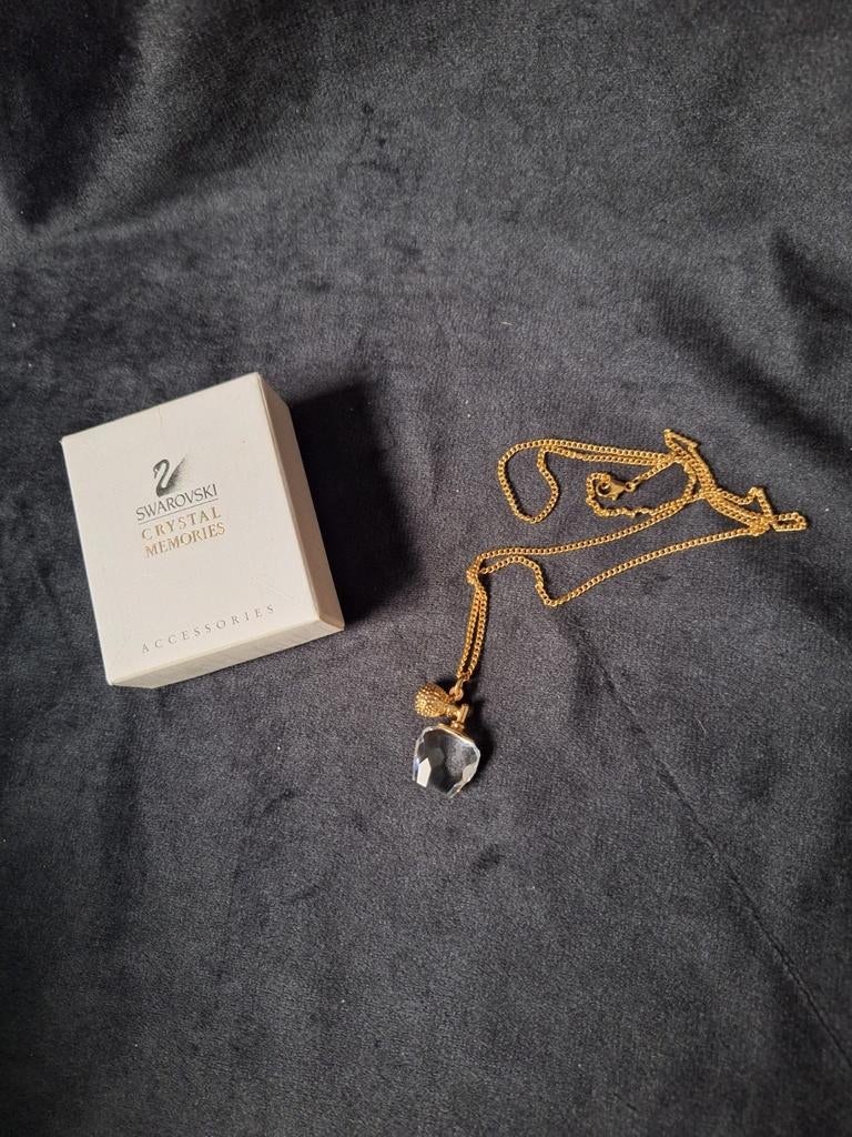 Swarovski ketting, Verzamelen, Swarovski, Ophalen, Zo goed als nieuw, Sieraad of Horloge