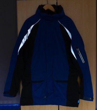 Winterjas XXL + muts + longsleeve heren L, Ophalen of Verzenden, Zo goed als nieuw, Overige maten, Blauw
