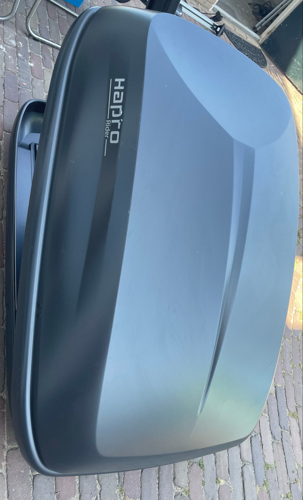 Hapro Rider 4.4 Dakkoffer - 370L, Antraciet, Ophalen of Verzenden, Gebruikt