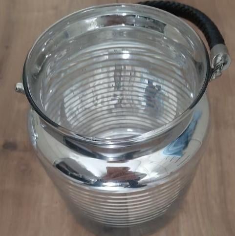 Twee windlichten, Overige materialen, 25 tot 50 cm, Zwart, Ophalen of Verzenden