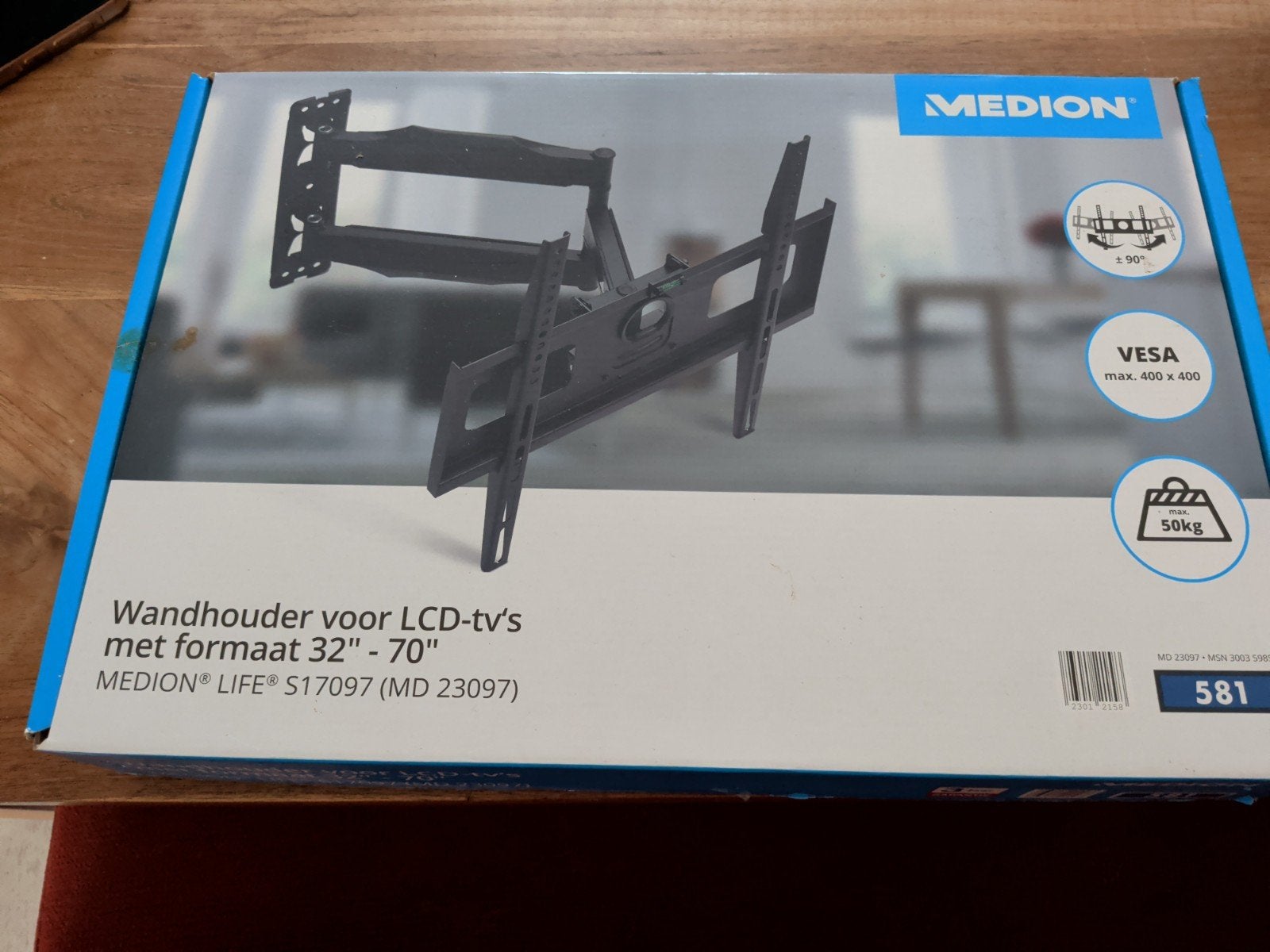 Medion TV-wandhouder 32-70 inch (MD 23097), Ophalen, Nieuw