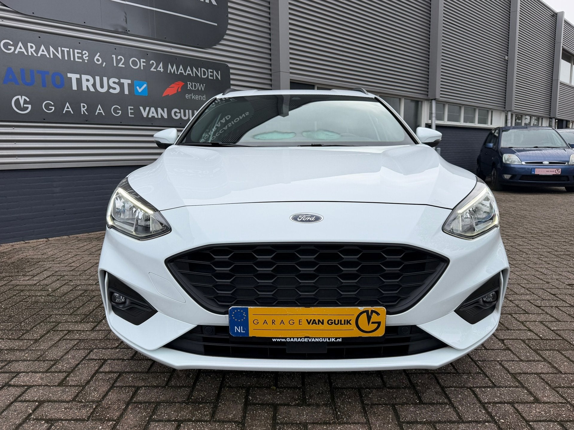 Ford Focus Wagon 1.0 125PK ST Line Automaat,Navi,Clima,Apple, Auto's, Ford, Gebruikt, 1283 kg, Wit, Origineel Nederlands