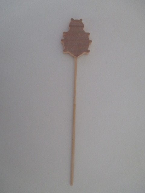 Houten figuren; oa lieveheersbeestje, winter, kerstbal, ster, Ophalen of Verzenden, Nieuw