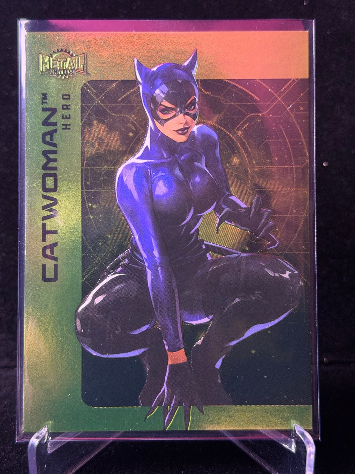 Catwoman (Selina Kyle) Lime Green FX Parallel 146/175, Verzenden, Superheld, Zo goed als nieuw, Plaatje, Poster of Sticker