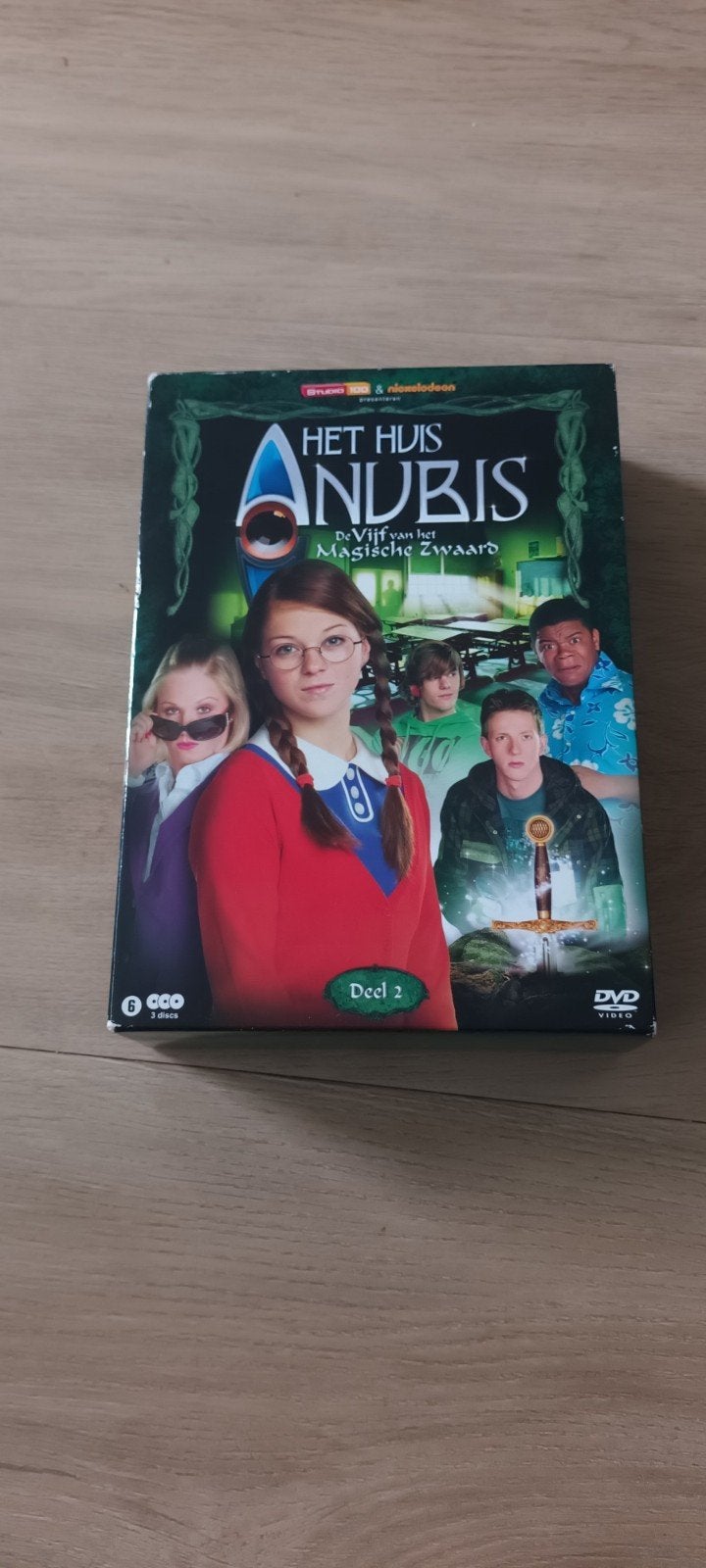 Het Huis Anubis dvd box De vijf van het Magische zwaard, Cd's en Dvd's, Alle leeftijden, Ophalen of Verzenden, Zo goed als nieuw