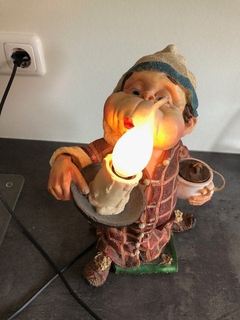 originele schemerlamp laaf, Verzamelen, Beelden en Beeldjes, Ophalen of Verzenden, Zo goed als nieuw, Laaf