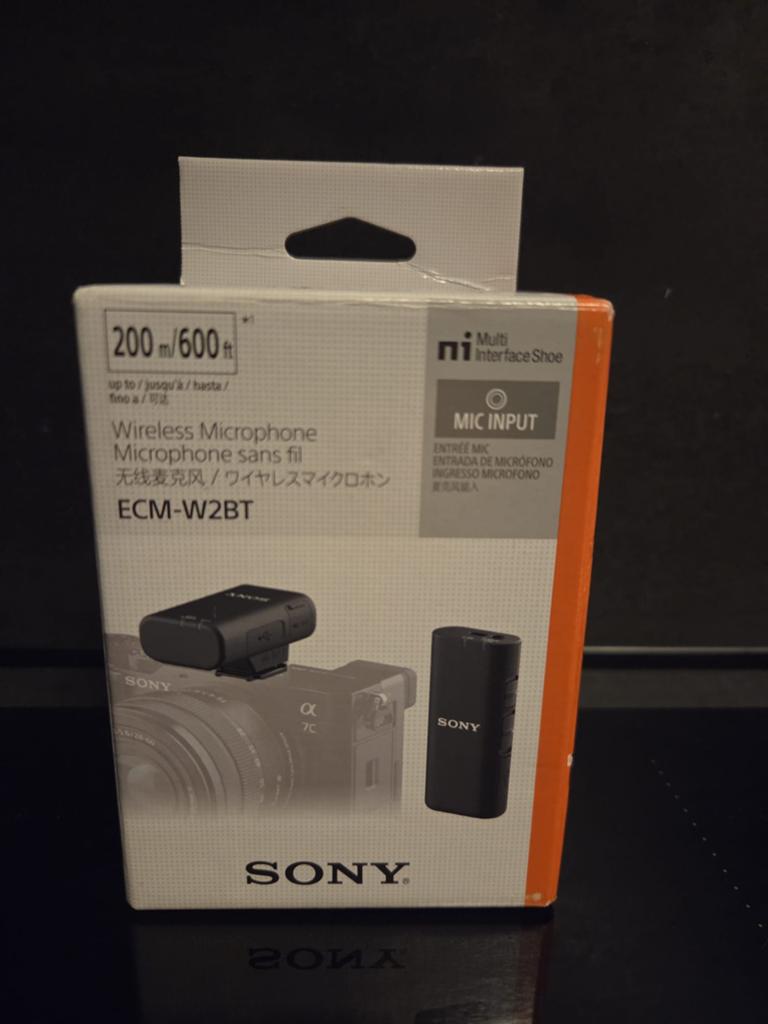 Sony ECM-W2BT Draadloze Microfoon - Nieuw in Doos, Ophalen of Verzenden, Draadloos