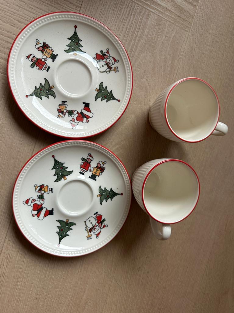 Wedgewood kerst servies windsor, Ophalen of Verzenden, Zo goed als nieuw, Porselein, Wedgwood