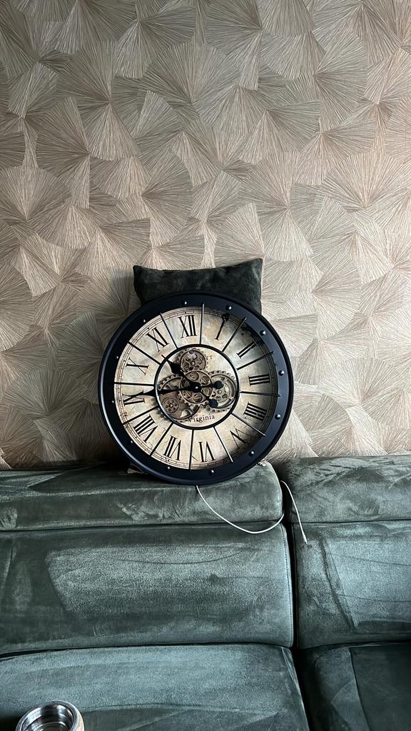 Wandklok, Huis en Inrichting, Woonaccessoires | Klokken, Zo goed als nieuw, Wandklok, Ophalen