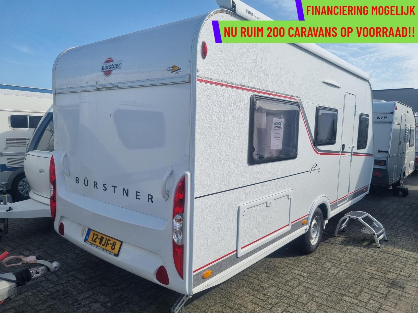 BUERSTNER PREMIO LIFE 480 TL ENKELE BEDDEN+CASS LUIFEL+MOVER, Caravans en Kamperen, Mover, Bedrijf, 750 - 1000 kg, Bürstner