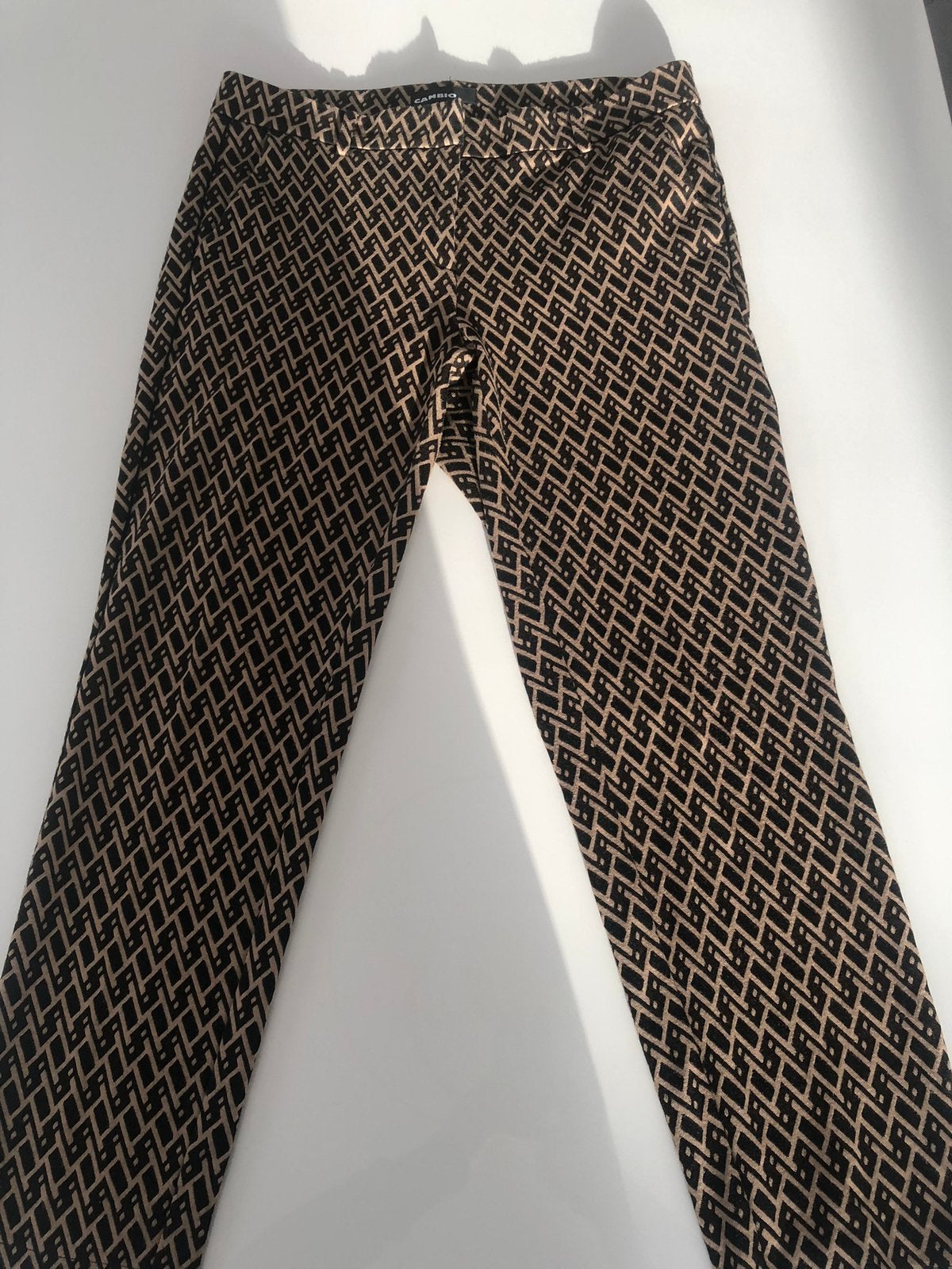 Als Nieuw Cambio Stella broek camel bruin d40 42 xl, Bruin, Verzenden, Maat 42/44 (L), Zo goed als nieuw