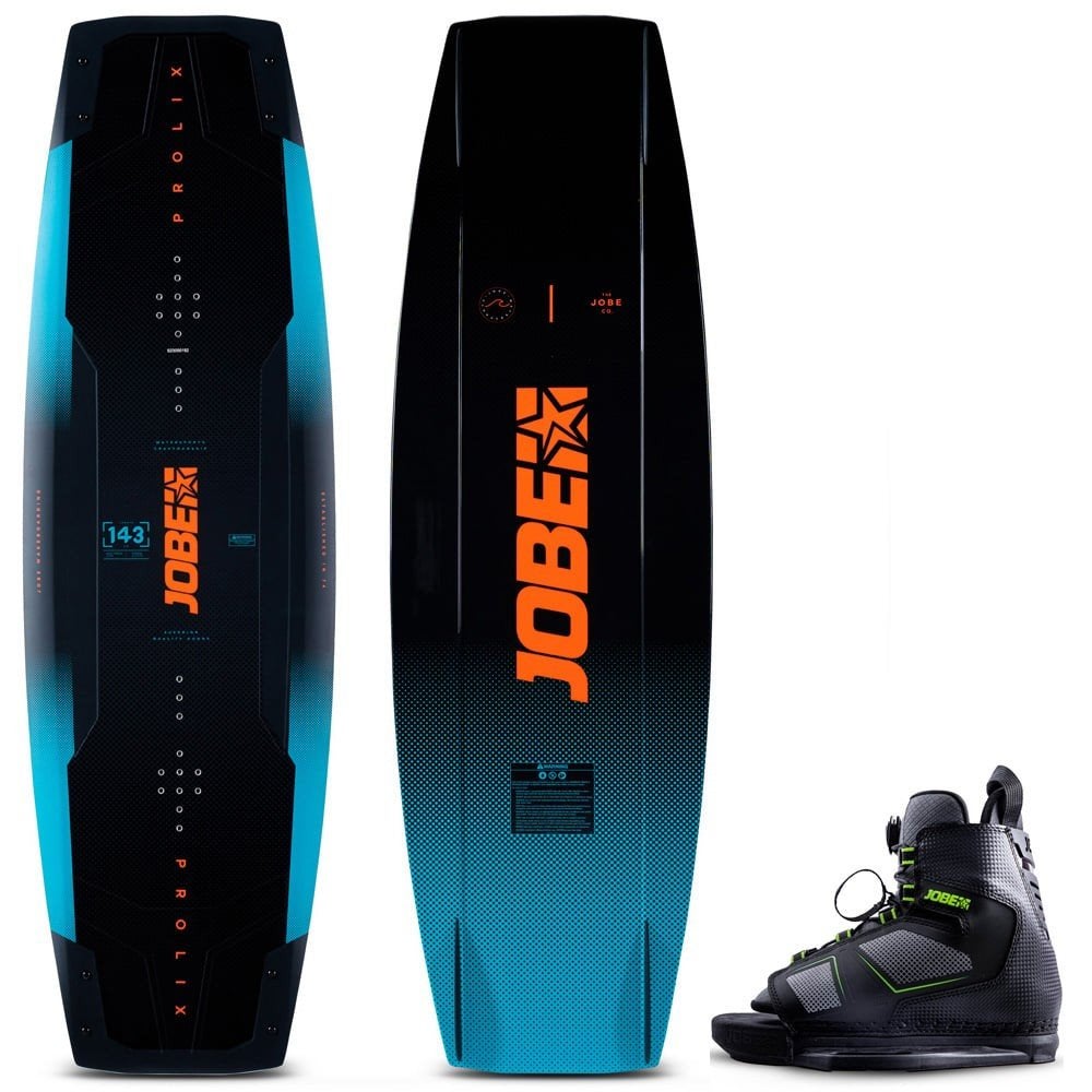 Nieuw Jobe Prolix wakeboard 1.43 mtr + Maze bindingen tm 47, Ophalen of Verzenden, Nieuw, Board en Schoenen