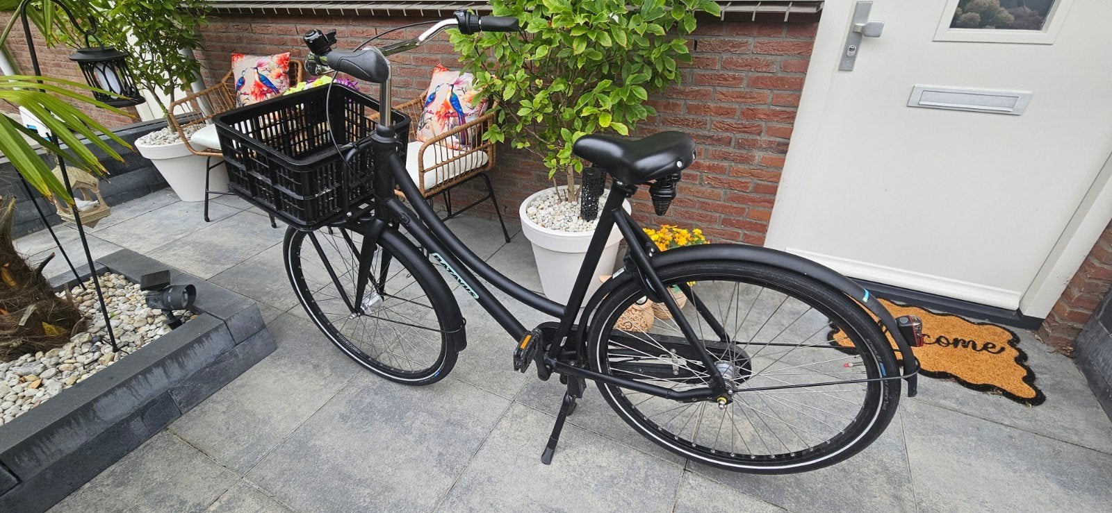 Batavus Packd Start 3 Stadsfiets Zwart Mat., Ophalen, Zo goed als nieuw, Batavus