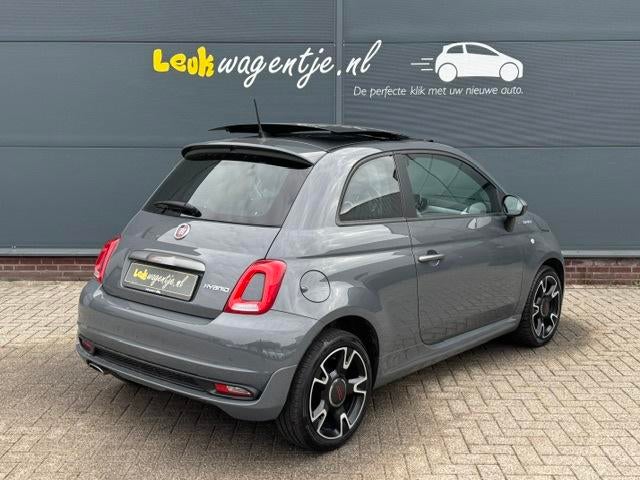Fiat 500 1.0 Hybrid Sport *schuifdak *climate *carplay *16, Gebruikt, 4 stoelen, Leder en Stof, Bedrijf