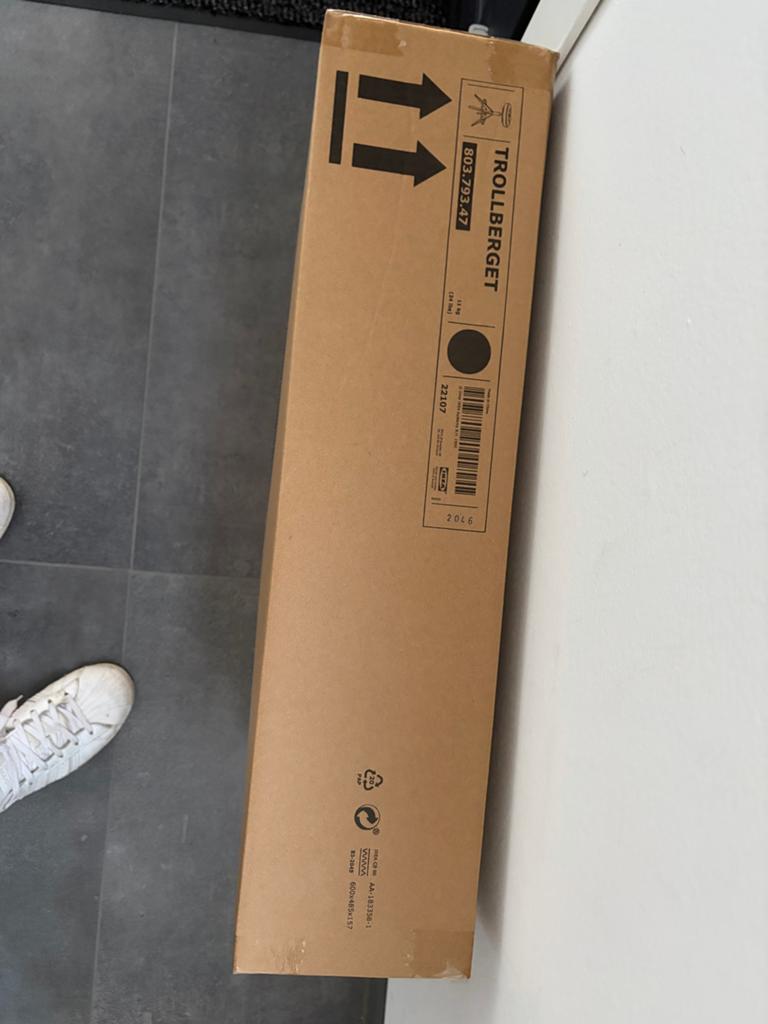 Nieuwe IKEA Trollberget bureaustoel - Ongeopend!, Huis en Inrichting, Bureaustoelen, Ophalen, Balstoel, Zwart, Nieuw