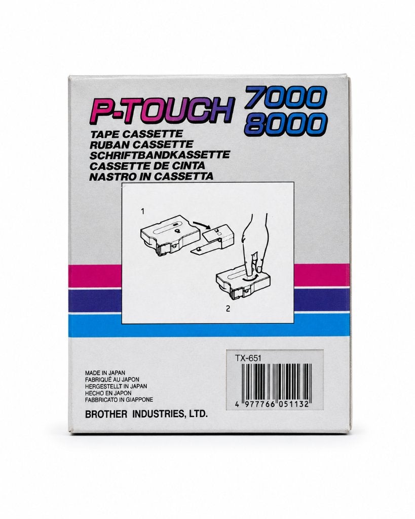 Brother P-Touch TX-651 Tape Cassette 24 mm – 15 Meter, ., Nieuw, Ophalen of Verzenden, .