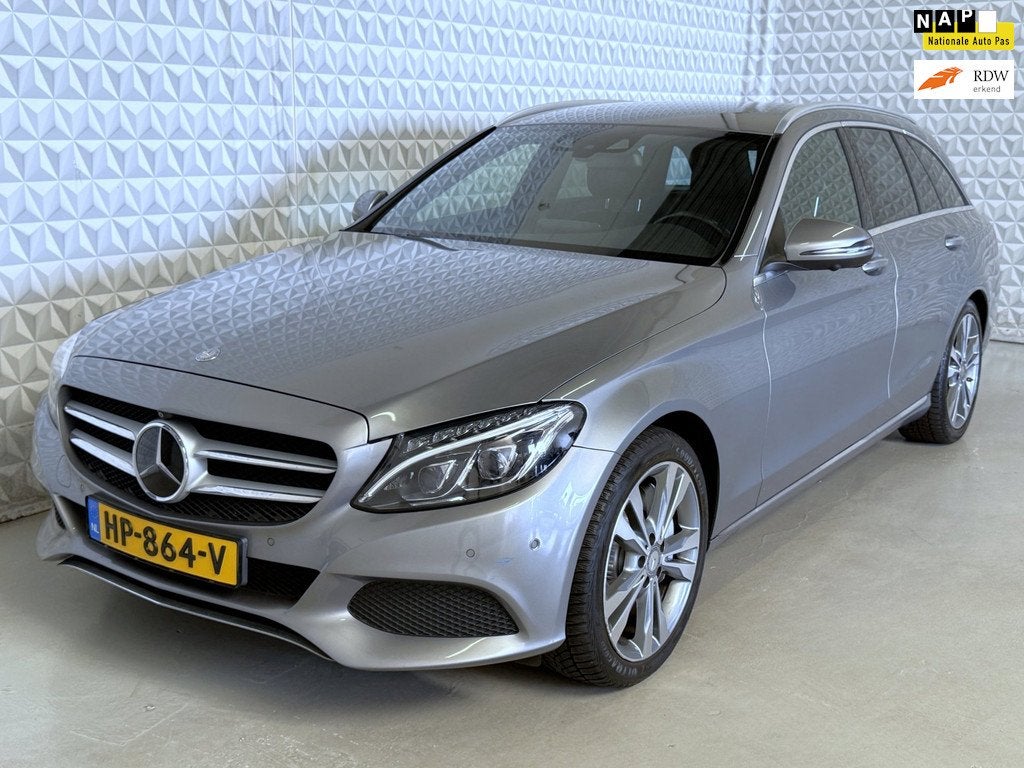 Mercedes-Benz C-klasse Estate 350 e 360° CAMERA + MEMORY (2, Auto's, Automaat, Achterwielaandrijving, Gebruikt, Lichtsensor