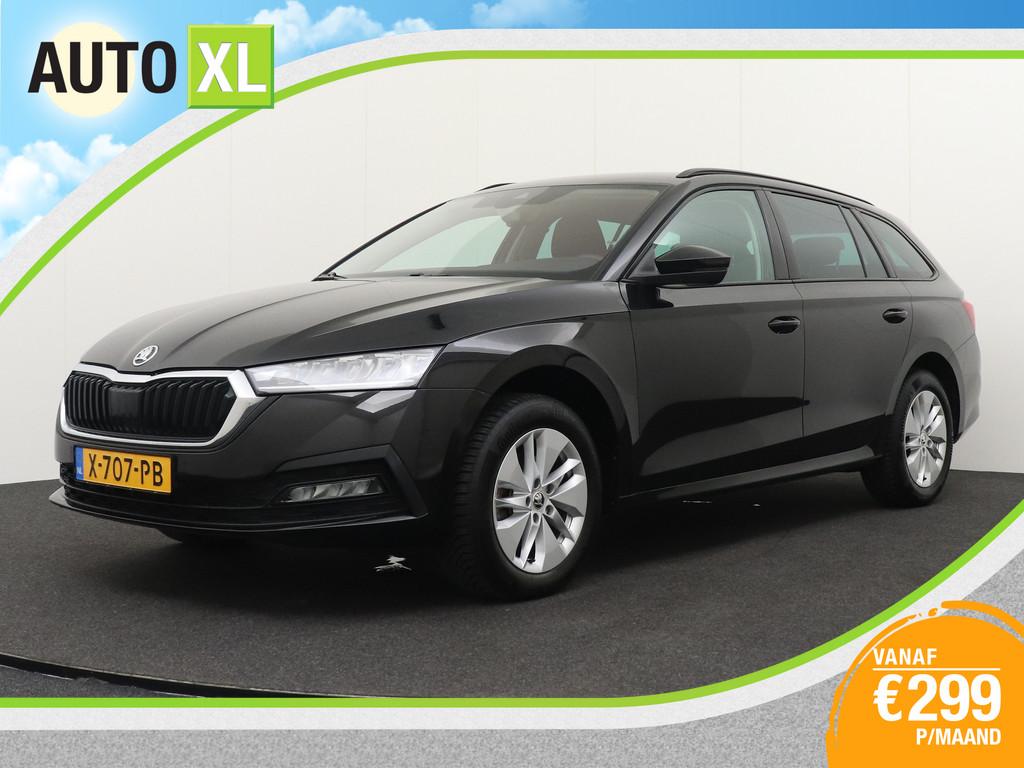 Skoda Octavia Combi 1.0 e-TSI Business+ Adapt.Cruise+Stuurhu, Auto's, Skoda, Stof, Gebruikt, Zwart, Origineel Nederlands