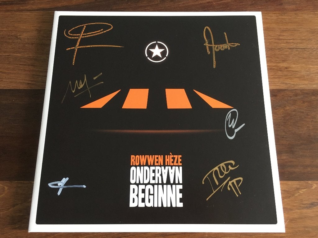 Vinyl LP Rowwen Heze Onderaan Beginne ORANJE GESIGNEERD NEW, Limited edition, 2020 tot heden, Ophalen of Verzenden, 12 inch