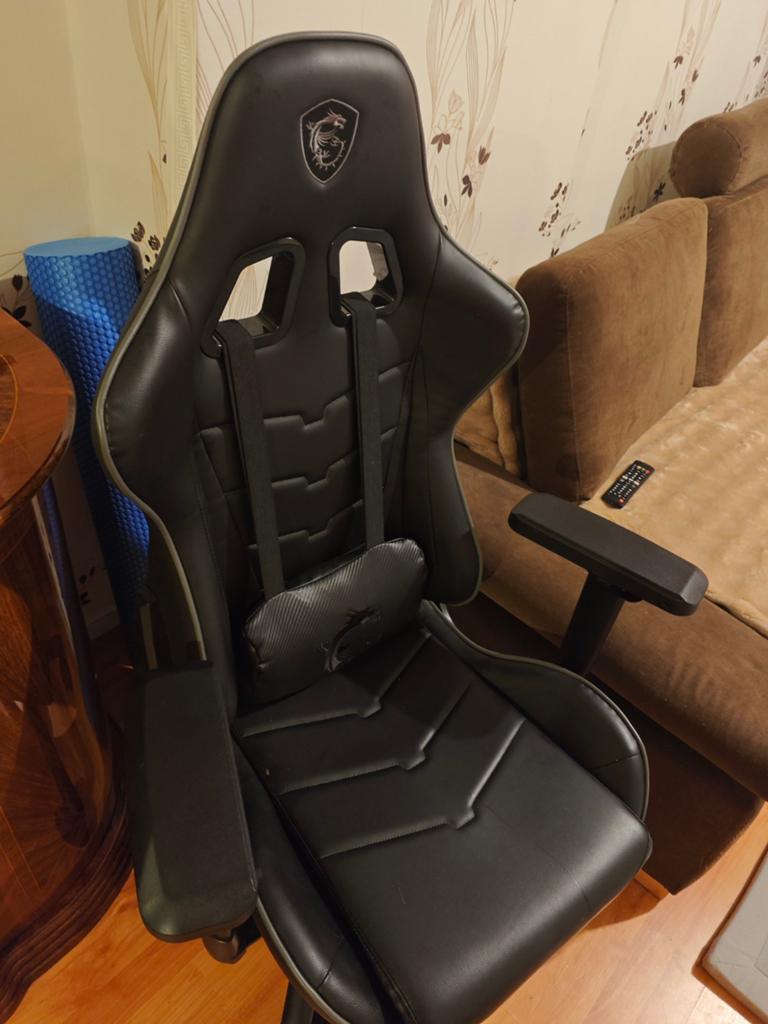 MSI Gaming Bureaustoel - Zwart, Zo goed als nieuw, Ophalen