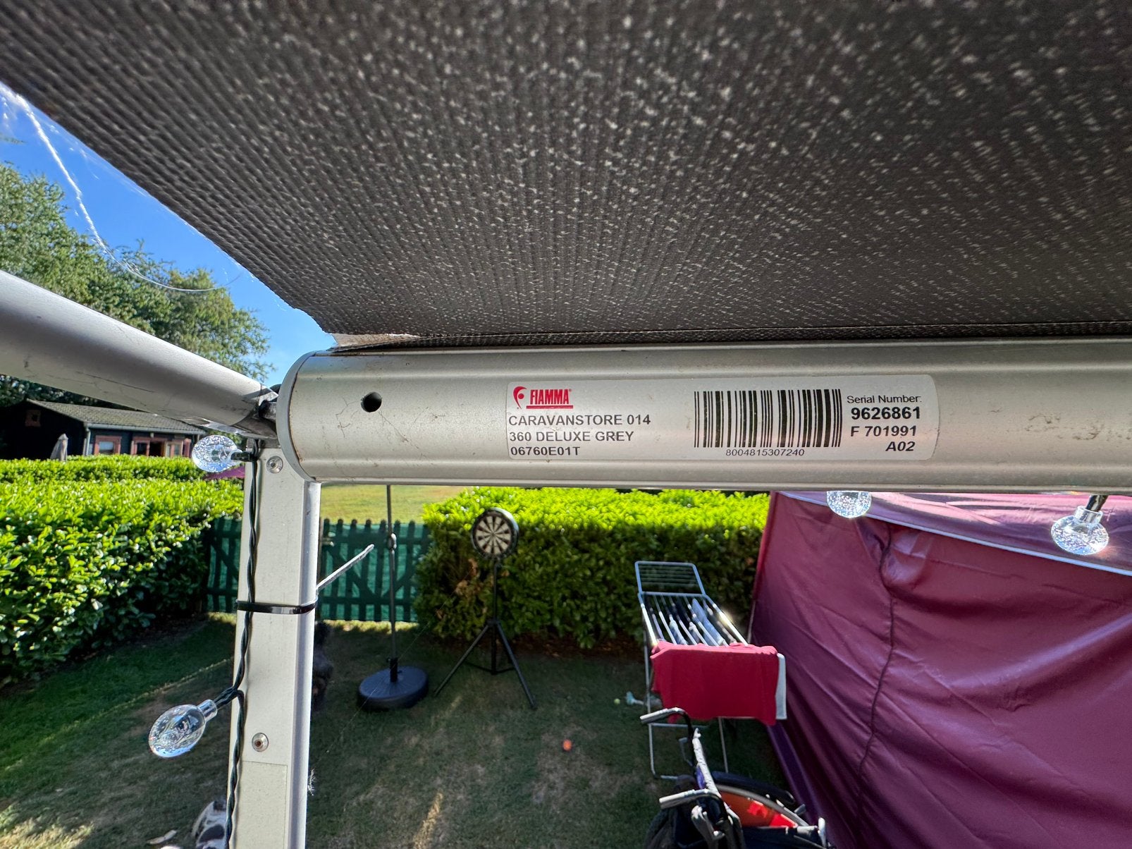 Fiamma caravanstore zakluifel 360, Ophalen, Gebruikt