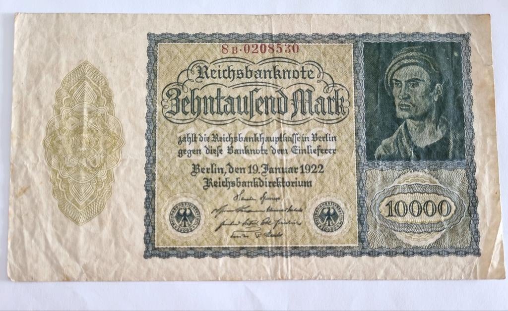 Duitsland 1000 mark 1922, Postzegels en Munten, Bankbiljetten | Europa | Niet-Eurobiljetten, Ophalen of Verzenden, Duitsland, Los biljet