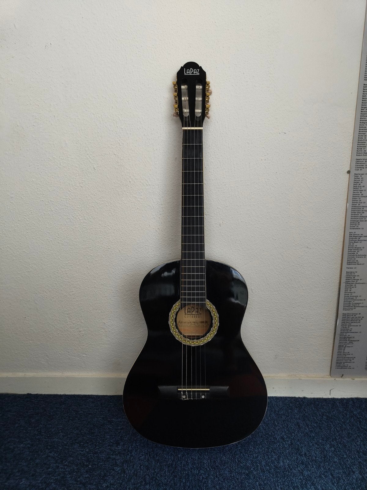 LaPaz akoestische gitaar, Muziek en Instrumenten, Snaarinstrumenten | Gitaren | Akoestisch, Ophalen, Zo goed als nieuw, Klassieke of Spaanse gitaar