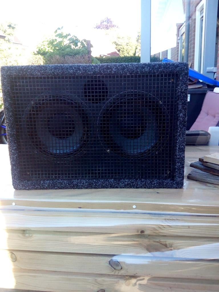 basbox 2x10, Audio, Tv en Foto, Luidsprekers, Gebruikt, Overige typen, 120 watt of meer, Ophalen