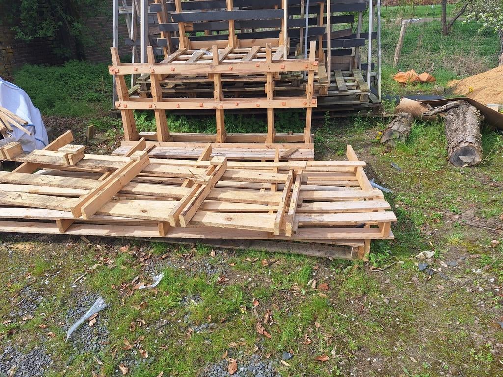 Open haard hout. Pallets  Mooi hout voor kachel, Doe-het-zelf en Verbouw, Hout en Planken, Ophalen, Overige houtsoorten, Minder dan 200 cm