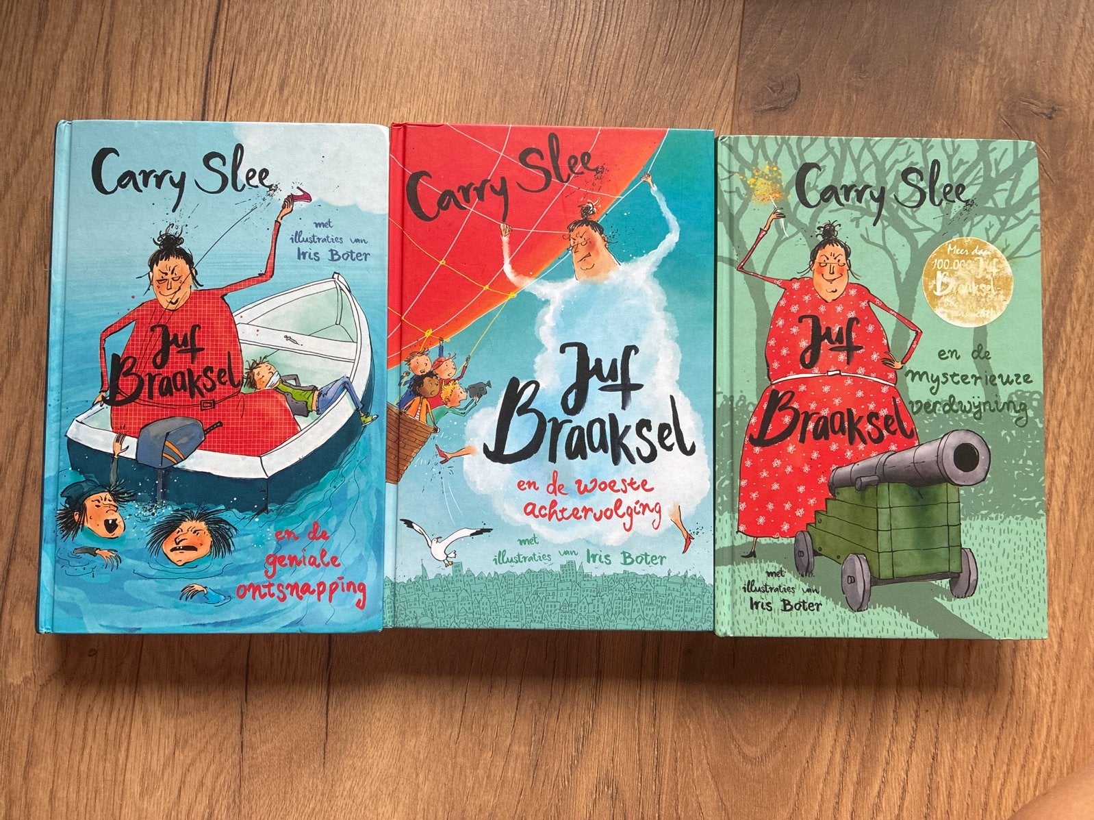 Carry Slee - Juf Braaksel boeken (3-delige set), Boeken, Ophalen of Verzenden, Zo goed als nieuw, Fictie