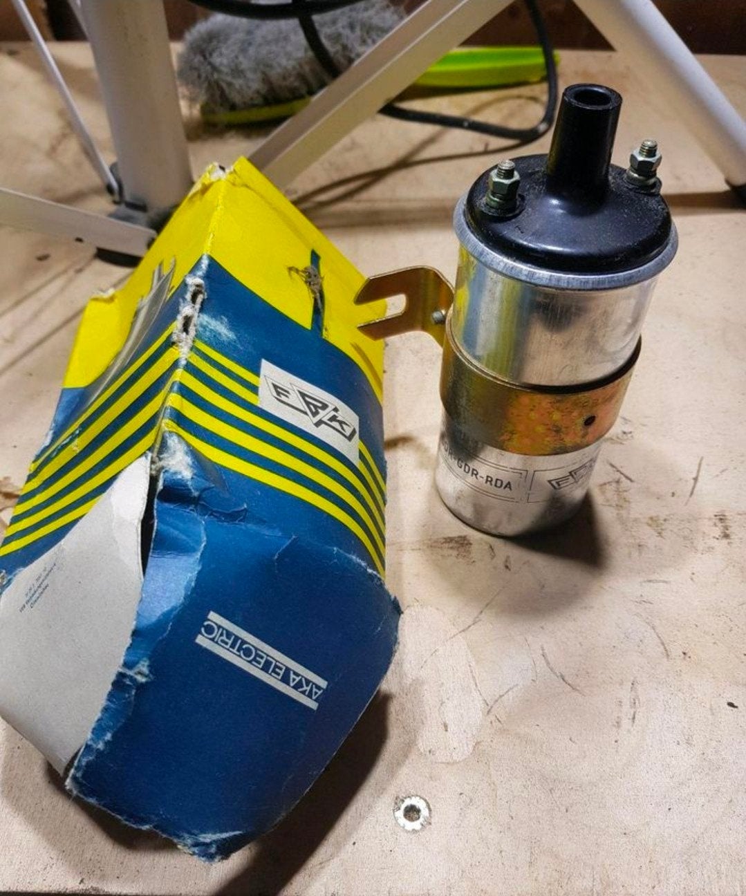 6v Bobine Groot.  Nieuw.  6 volt., Ophalen of Verzenden, Nieuw