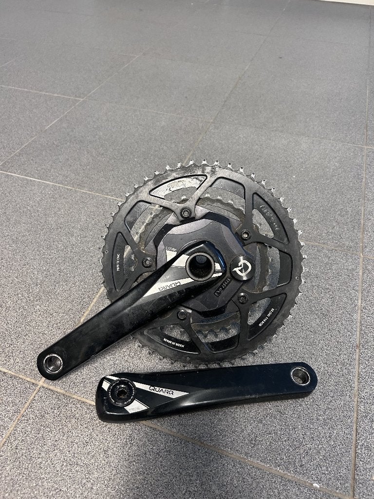 Quarq (SRAM) powermeter crankstel 52/36 172,5mm – wielrennen, Ophalen of Verzenden, Gebruikt, Overige typen