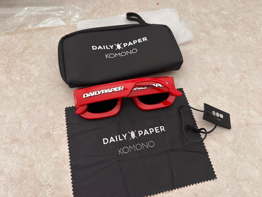Daily Paper Komono Zonnebril Rood, Zonnebril, Nieuw, Rood, Ophalen