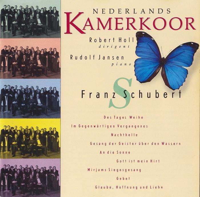 SALE--CD NEDERLANDS KAMERKOOR-ROBERT HALL-Franz Sc, Verzenden, Classicisme, Zo goed als nieuw, Kamermuziek