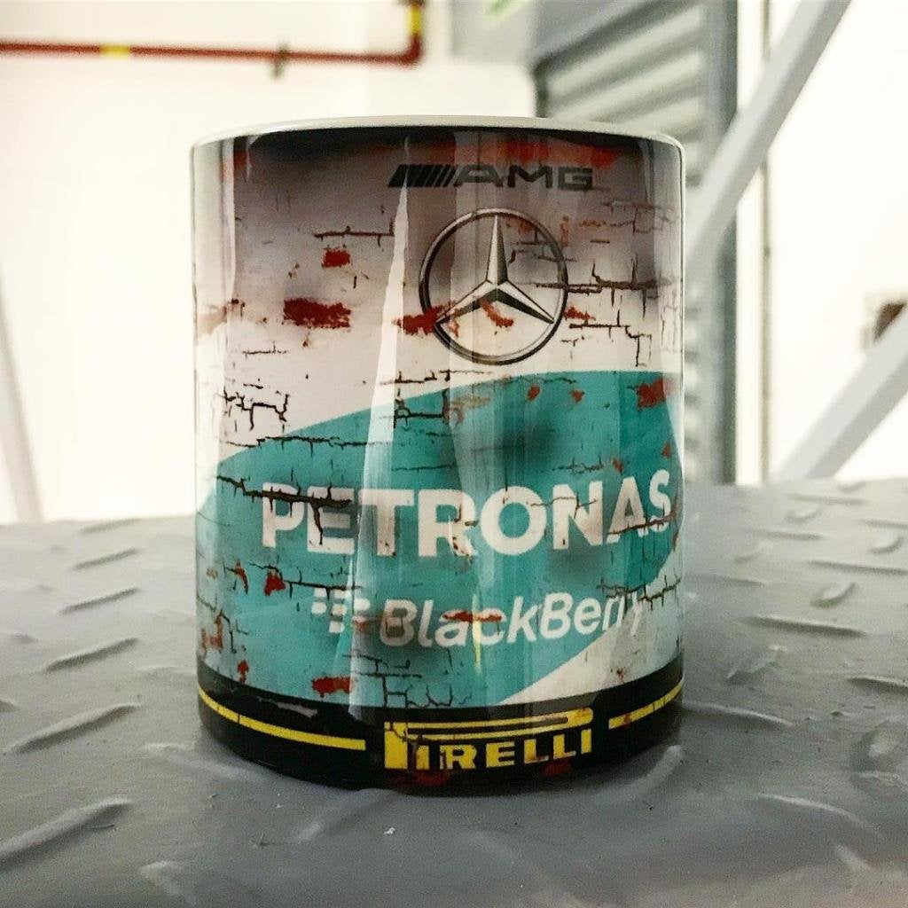 ✅ Mercedes AMG Petronas Hamilton mok F1 Autosport NIEUW, Ophalen of Verzenden, Nieuw, Formule 1