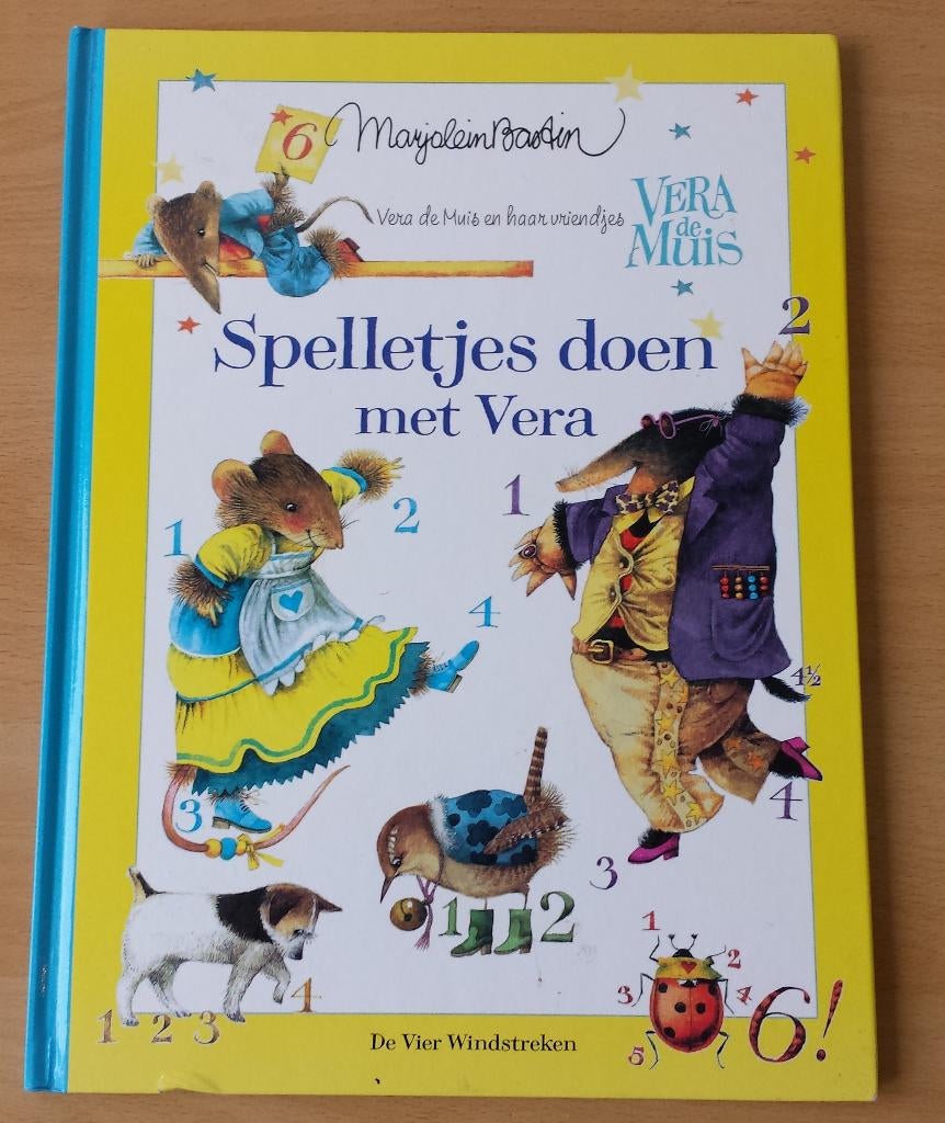 Spelletjes doen met Vera (de Muis) - Marjolein Bastin - 2015, Boeken, Gelezen, Fictie algemeen, Ophalen of Verzenden, Marjolein Bastin