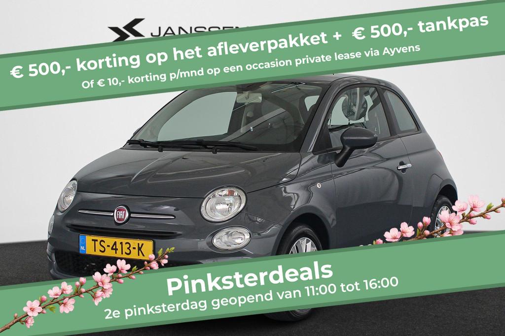 Fiat 500 0.9 TwinAir Turbo Popstar NL Auto Dealeronderhouden, Voorwielaandrijving, Stof, Gebruikt, 905 kg