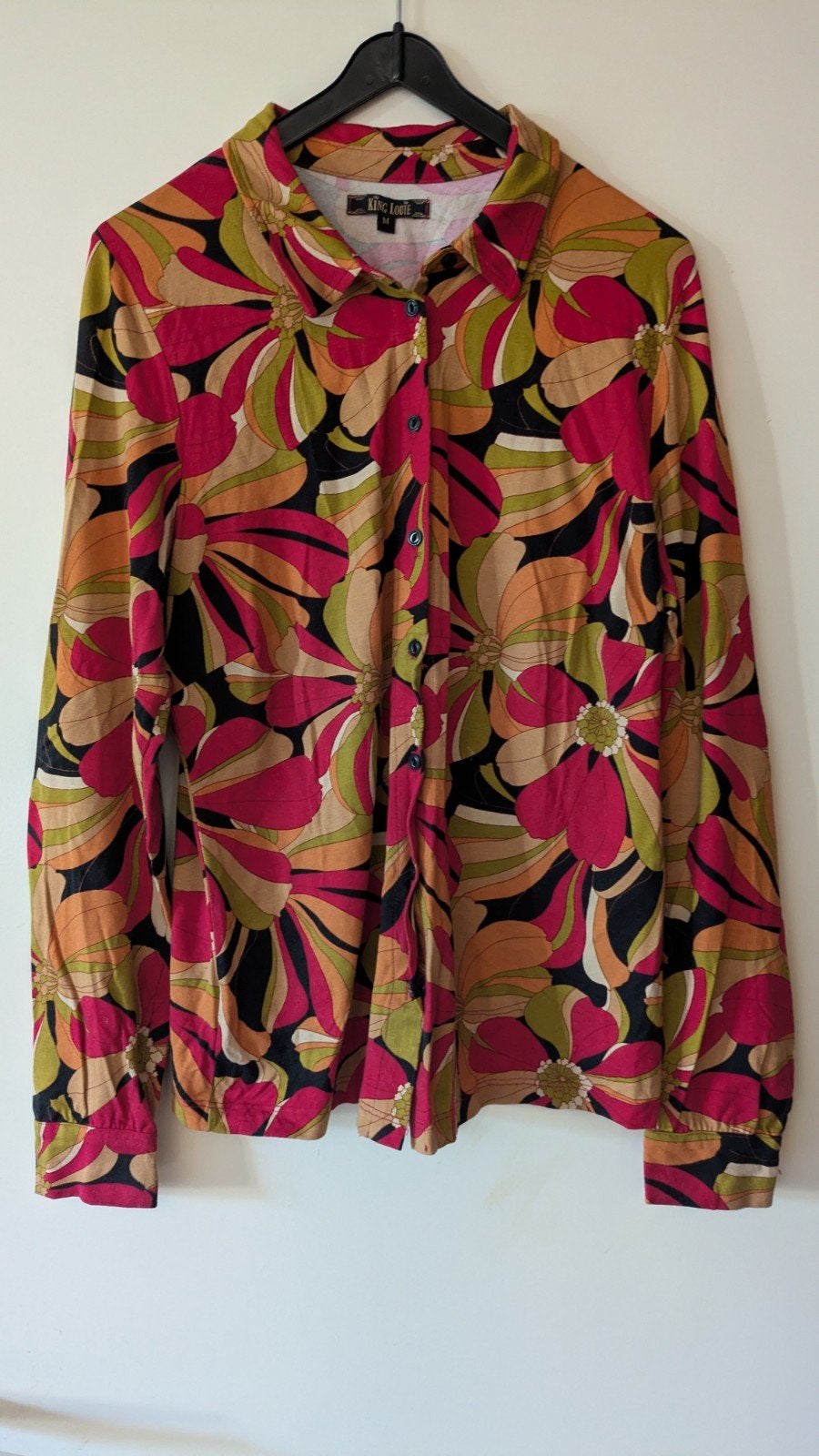 King Louie blouse M, Kleding | Dames, Maat 38/40 (M), Meerkleurig, Ophalen of Verzenden, Zo goed als nieuw