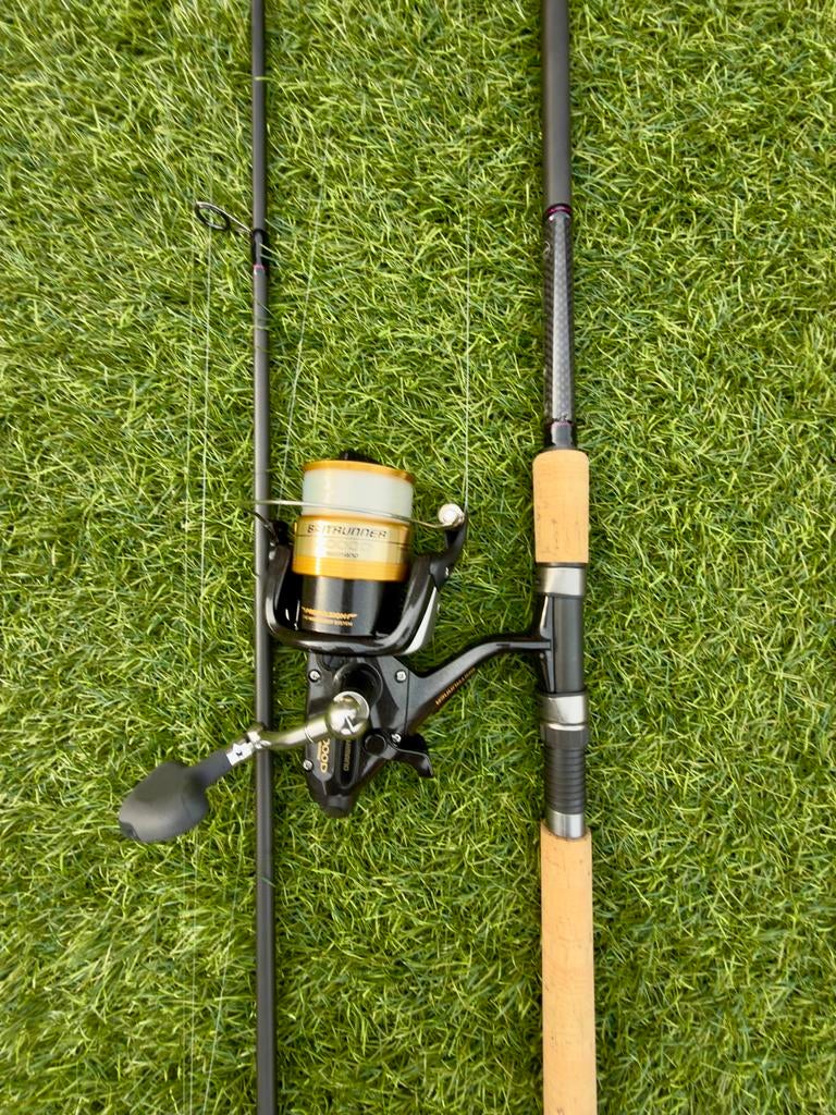 Shimano TX2 float hengel met 4000d baitrunner - Nieuw!, Watersport en Boten, Hengelsport | Karpervissen, Ophalen of Verzenden