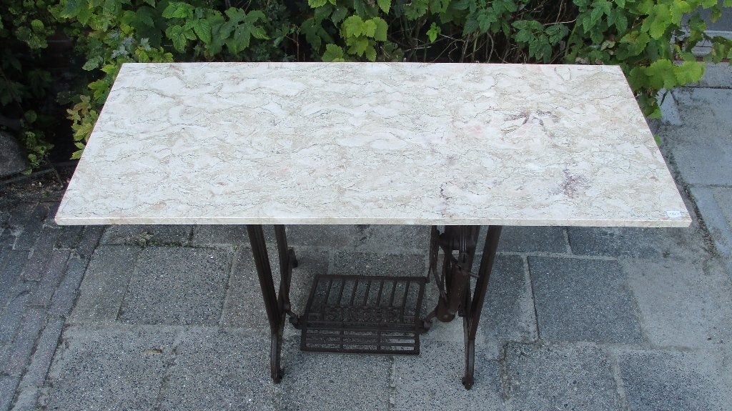 gietijzer - tuintafel - buitentafel, Ophalen, Gebruikt, Rechthoekig, Metaal