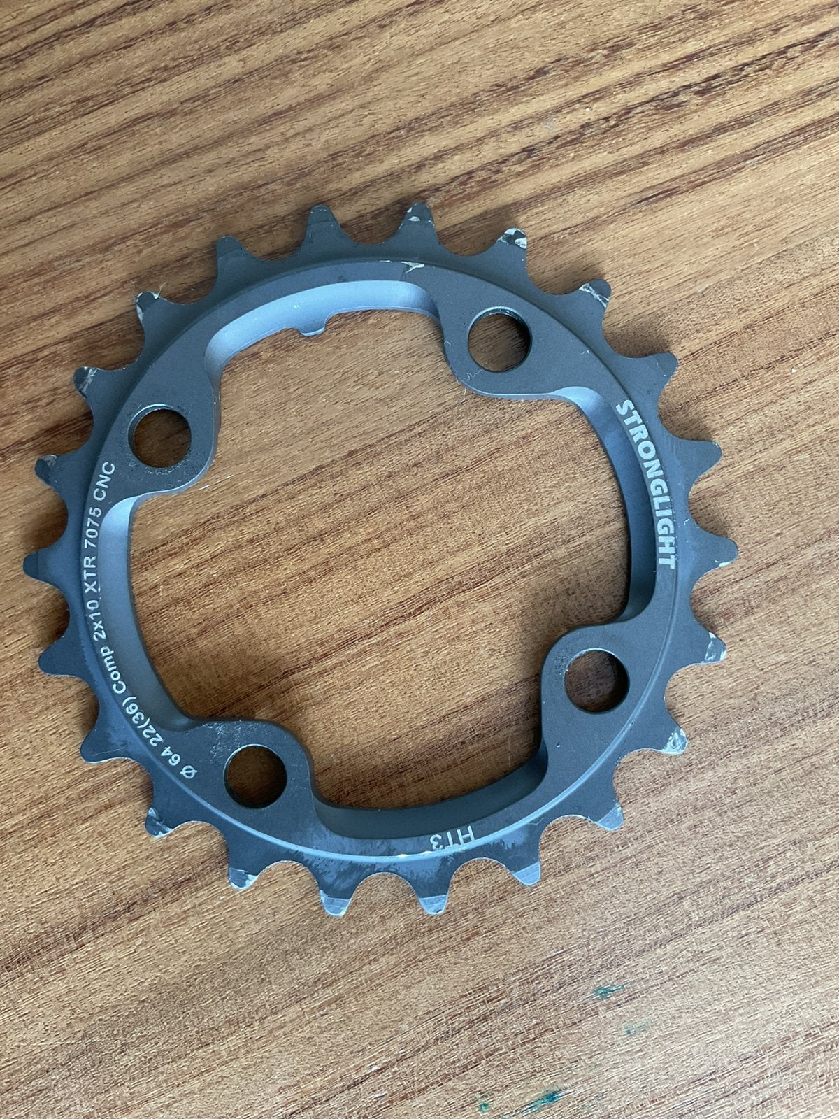 22 tands tandwiel, Zo goed als nieuw, Aluminium, Racefiets, Ophalen
